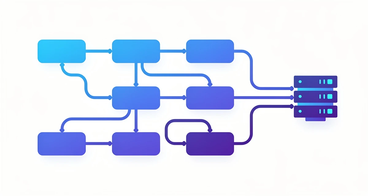 n8n free Community Edition workflow nodes on blue and purple gradient canvas